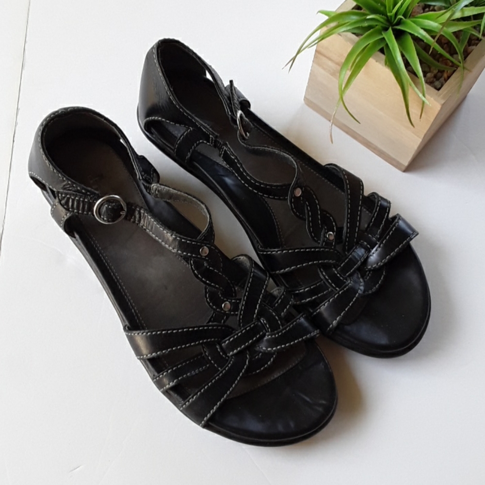 DANSKO LEATHER UPPER WOMEN'S SHOES SANDALS SZ 10